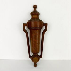 VINTAGE Copper-toned Brass Door Knocker